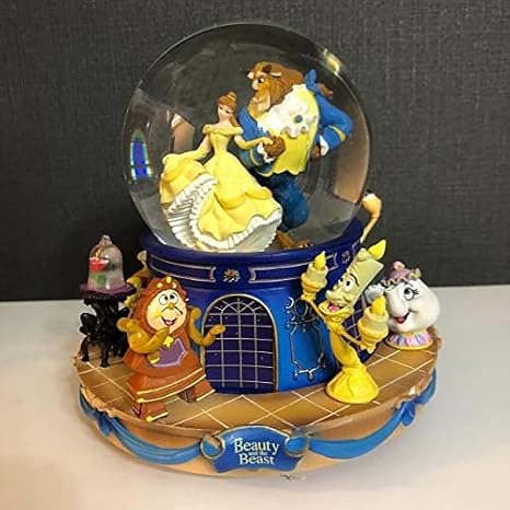 美女と野獣　スノードーム　大型 Disney Showcase】美女と野獣 スノードーム | GUND, enesco